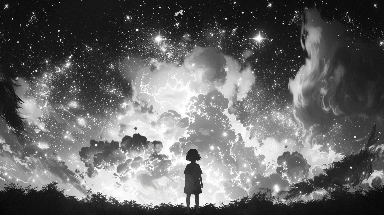 Inky Starry Night